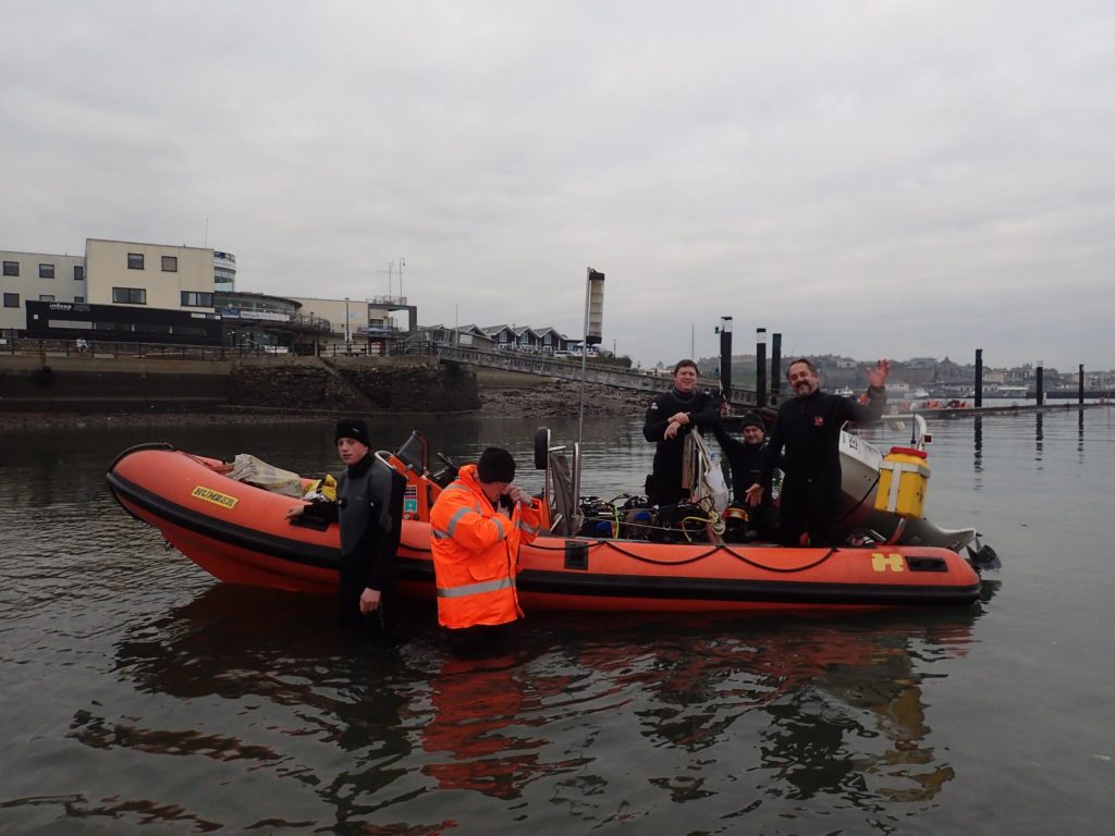 Mountbatten, off for a dive