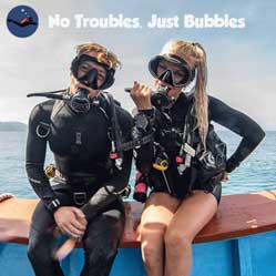 No troubles, just bubbles